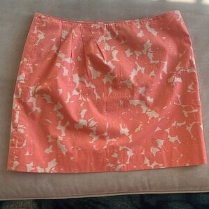 J. Crew Pink Floral Skirt - Size 4